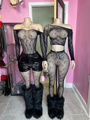 Moon Legging Set- Black