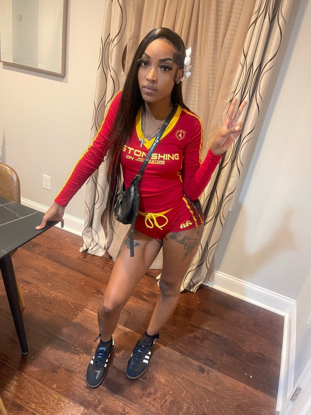 Astonishing Long Sleeve Short Set- Various Colors