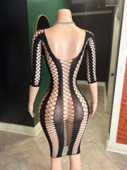 Say My Name (Poster Girl) Dress- Black