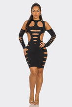 My Boo Body-Con Dress- Black