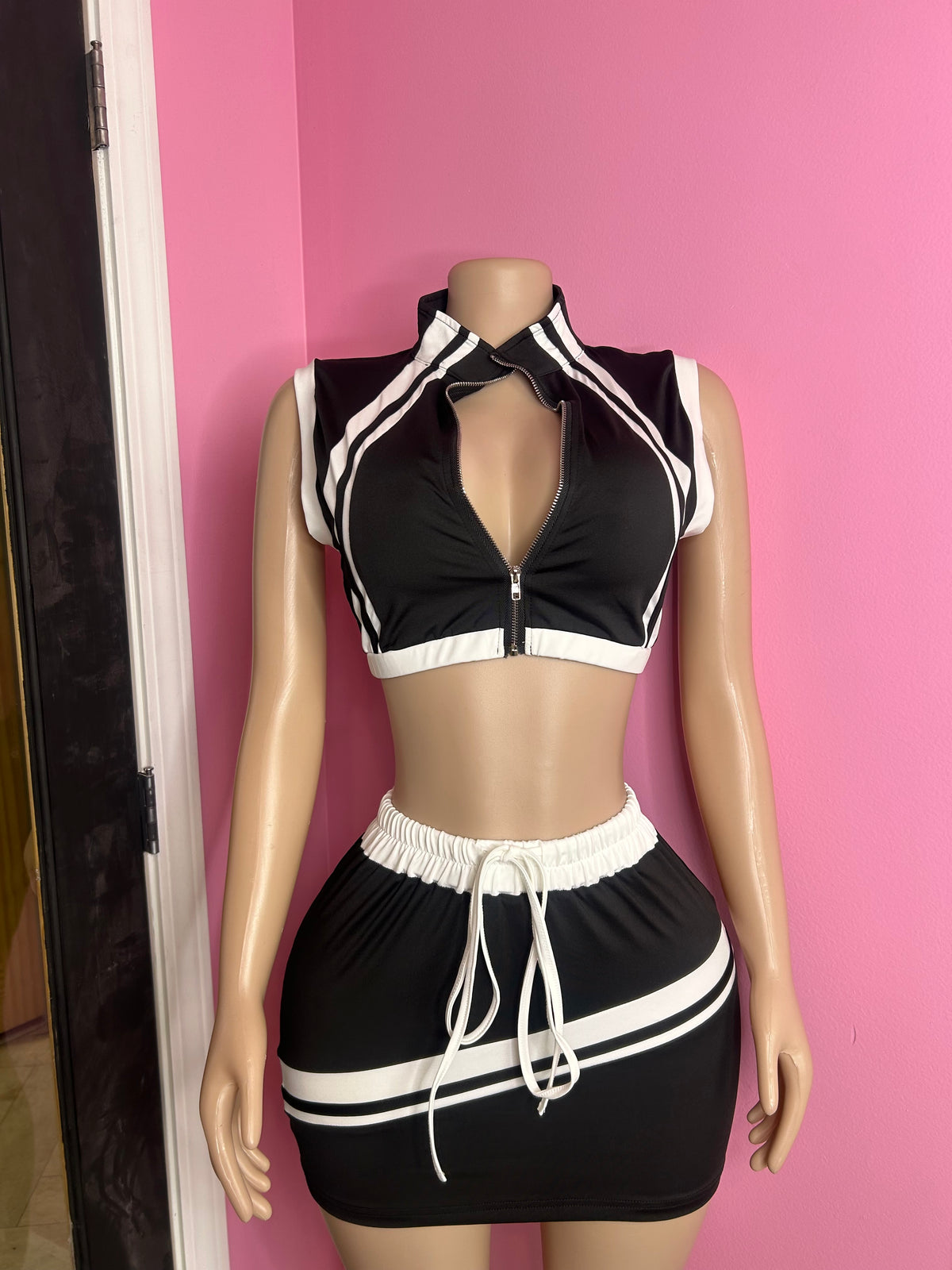 Taking Off Windbreaker Skirt Set- Various Colors