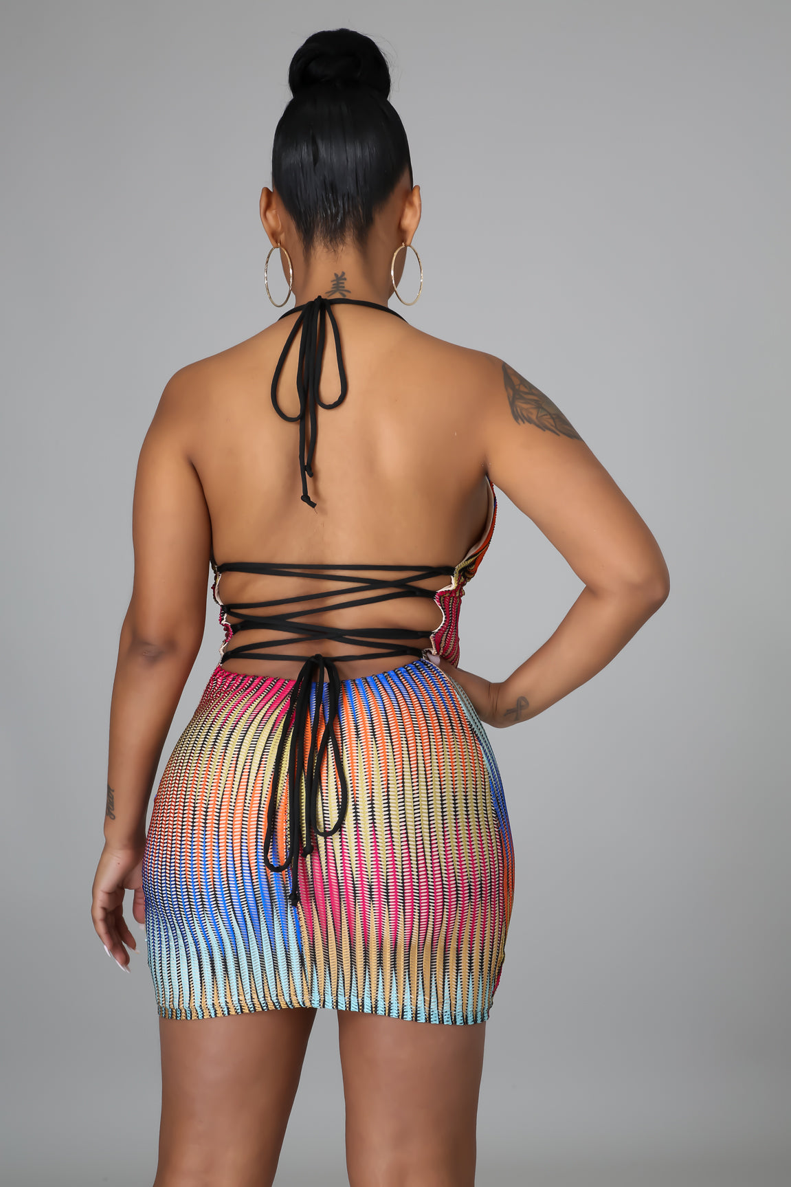 O What A Feeling Dress- Multi