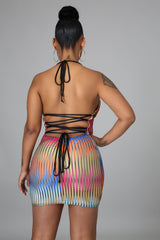 O What A Feeling Dress- Multi