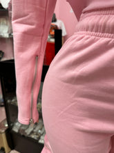 Airport Runs Cargo Pant Set-Pink