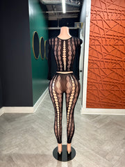 Said What I Said Legging Set- Black
