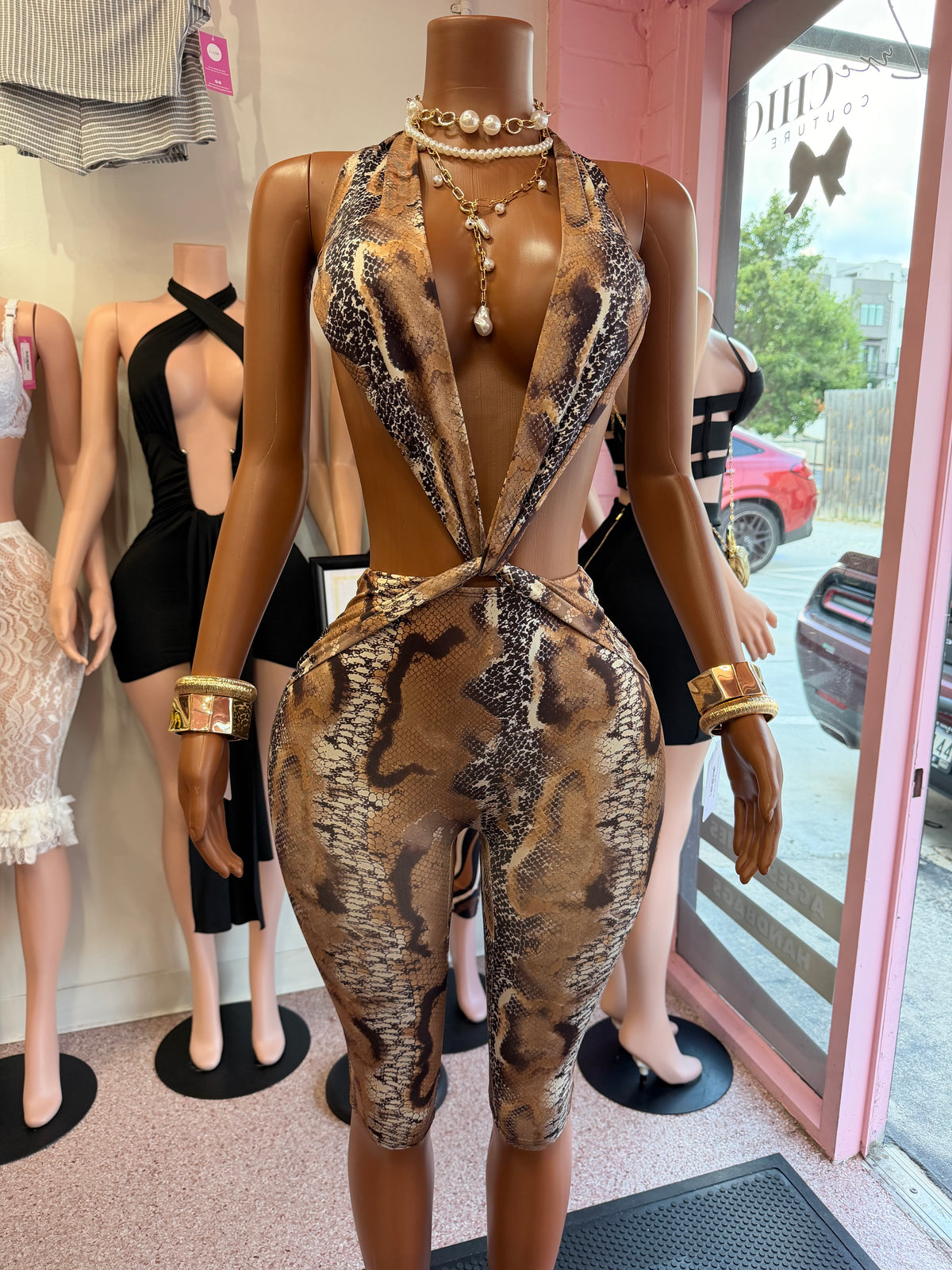Poisoned Desire Capri Jumpsuit 🐍🔥