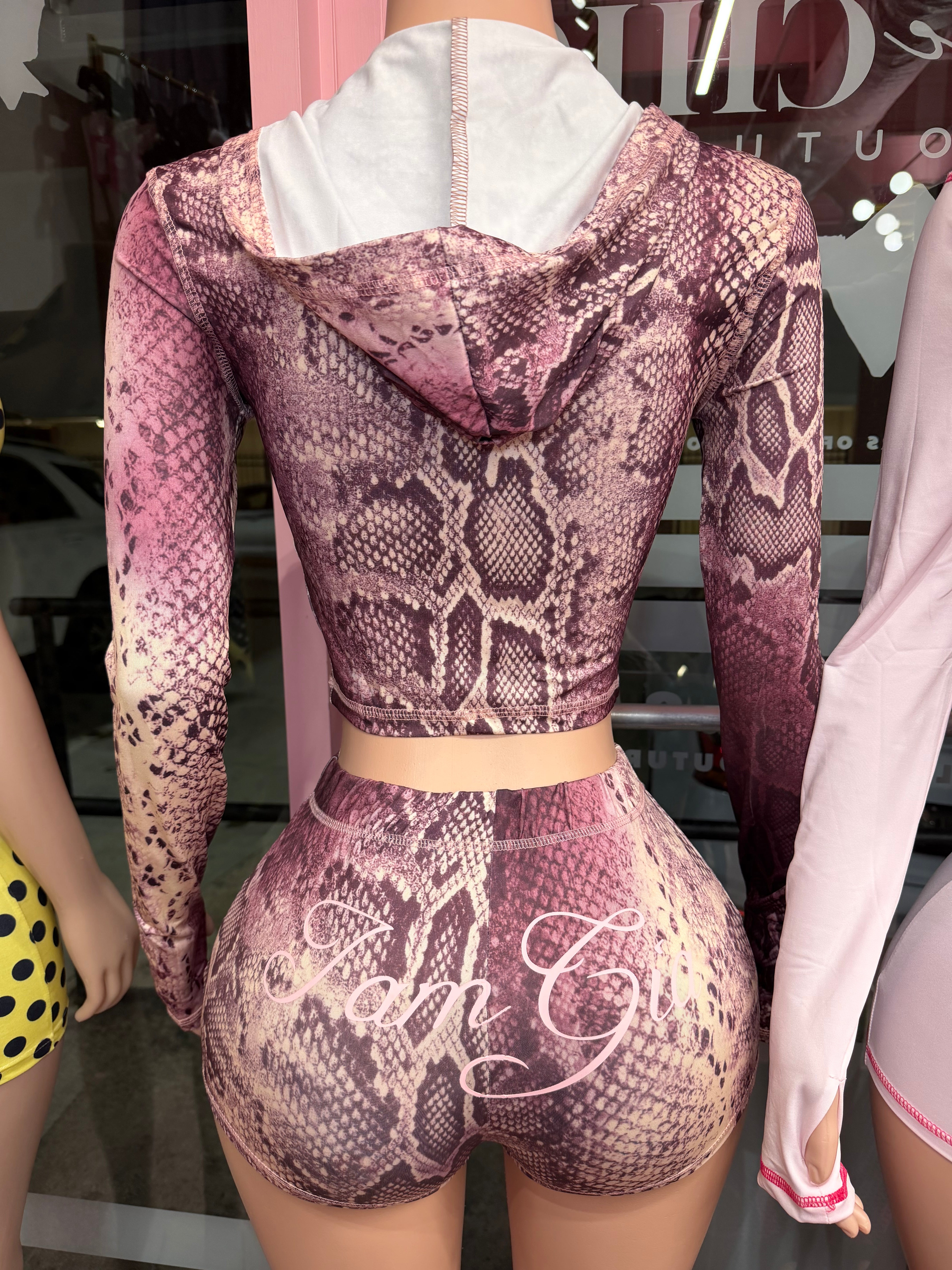 Gam Gia Jacket & Short Set