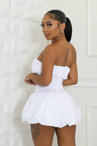 Such A Flirt Dress- White