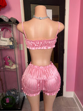 Satin Cutie Short Set- Pink