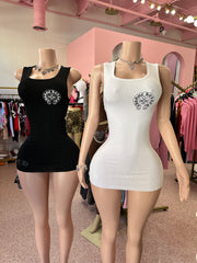 (Pre-Order) Trendsetter Chrome Tank Mini Dress