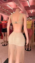 Champagne Showstopper Skirt Set – Gold