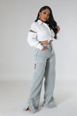 Look At Me Now Denim Pants