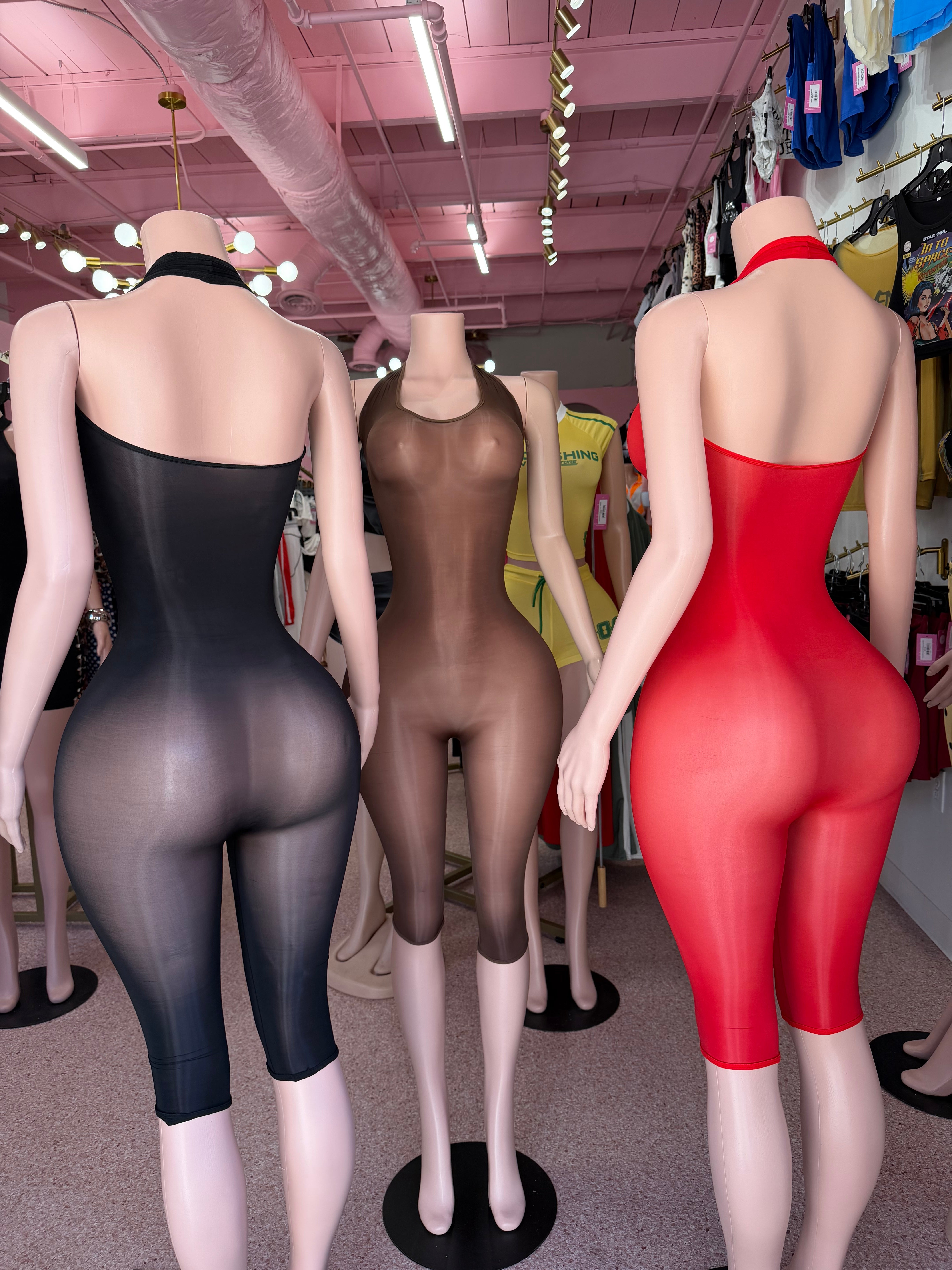 Liquid Halter Romper