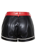 PU Pocket Zipper Shorts