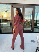 Melted Minerals Pant Set- Mahogany