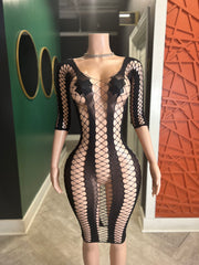Say My Name (Poster Girl) Dress- Black