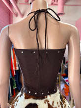 Bound To Impress Bustier Corset Top- Brown
