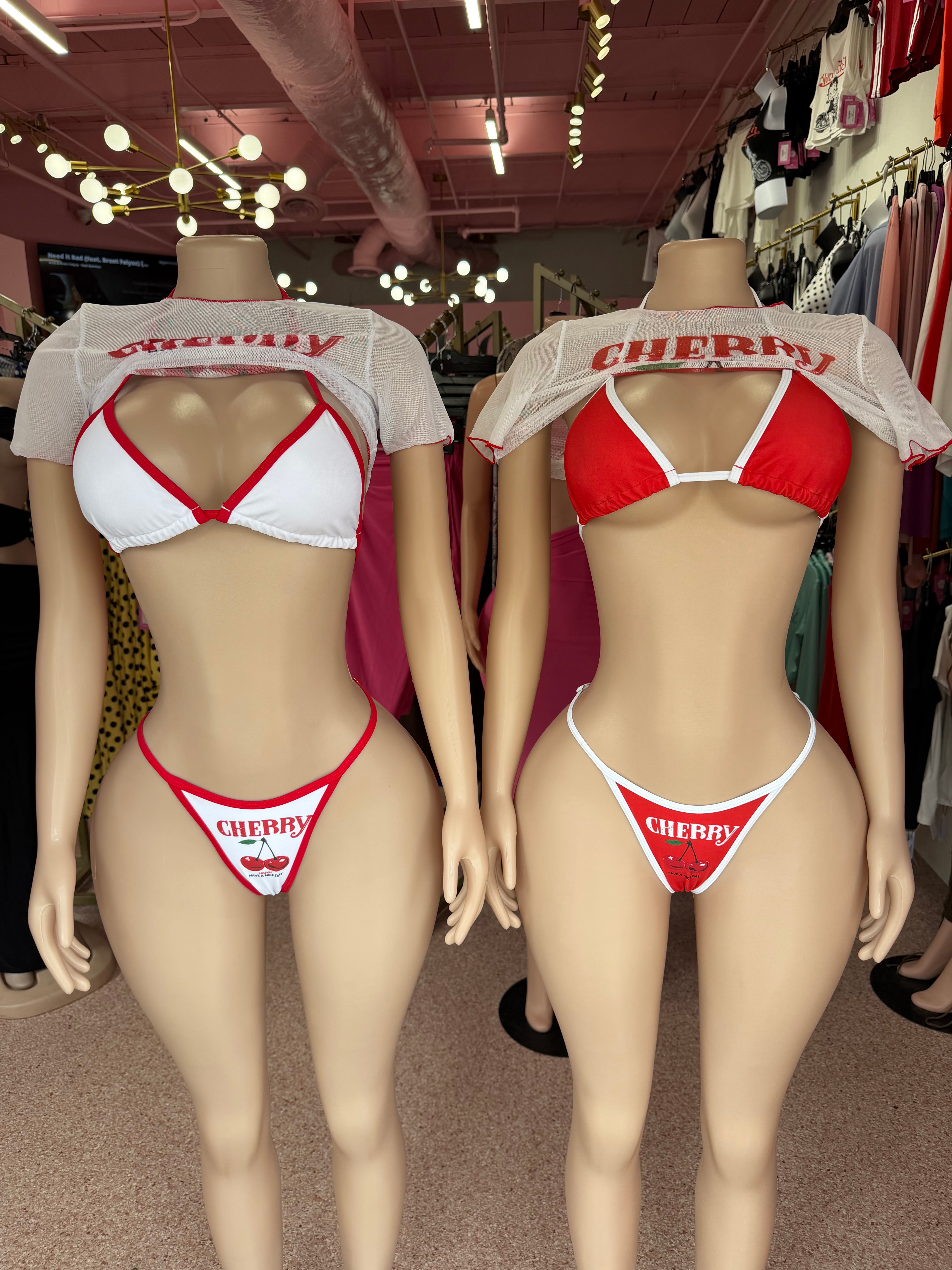 Cherry Bomb Bikini Swimsuit