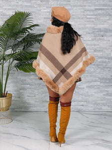 Sophisticated Shadow Poncho- Various Colors