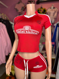 Jaded klalien Short Set- Red