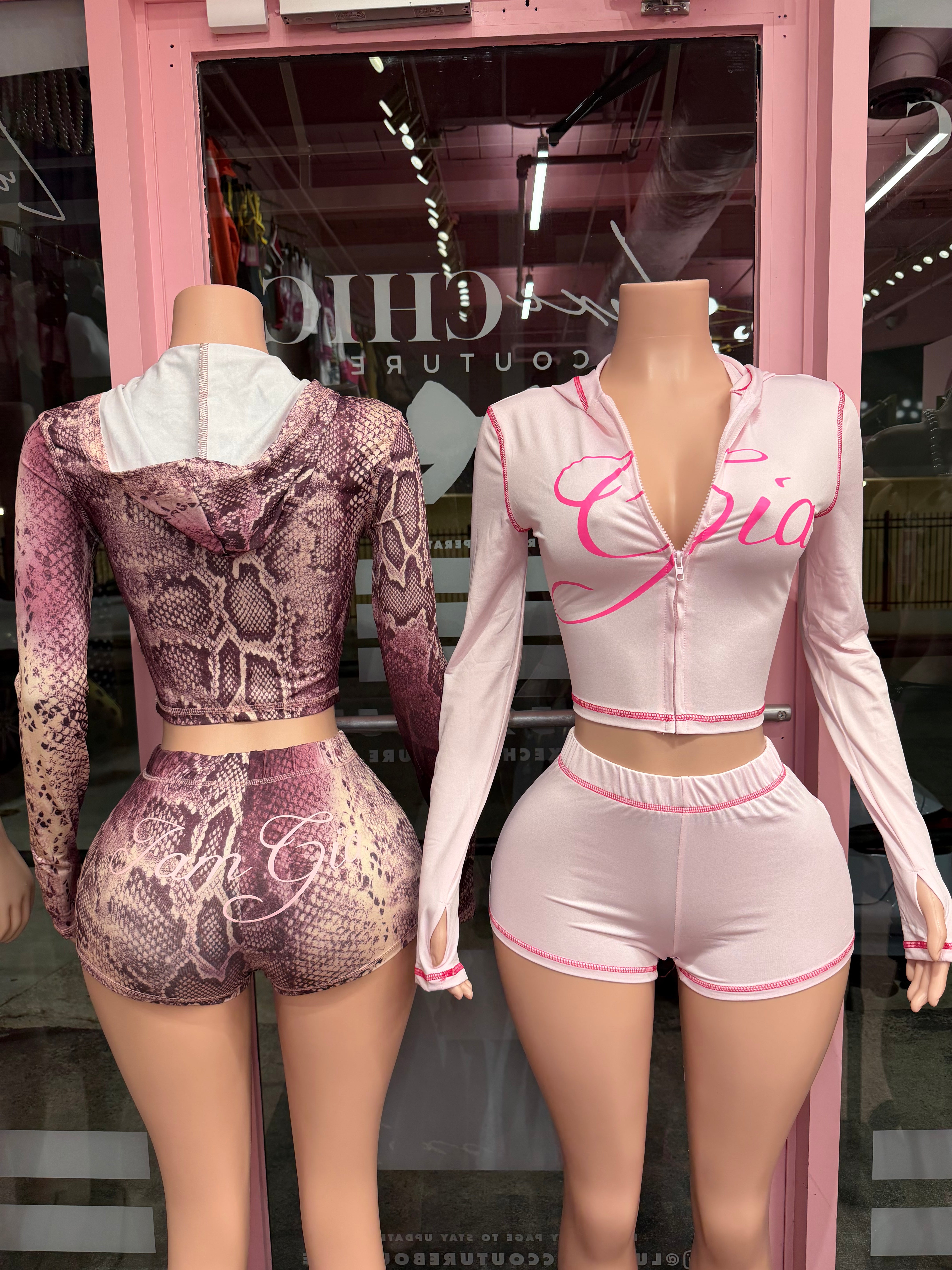 Gam Gia Jacket & Short Set