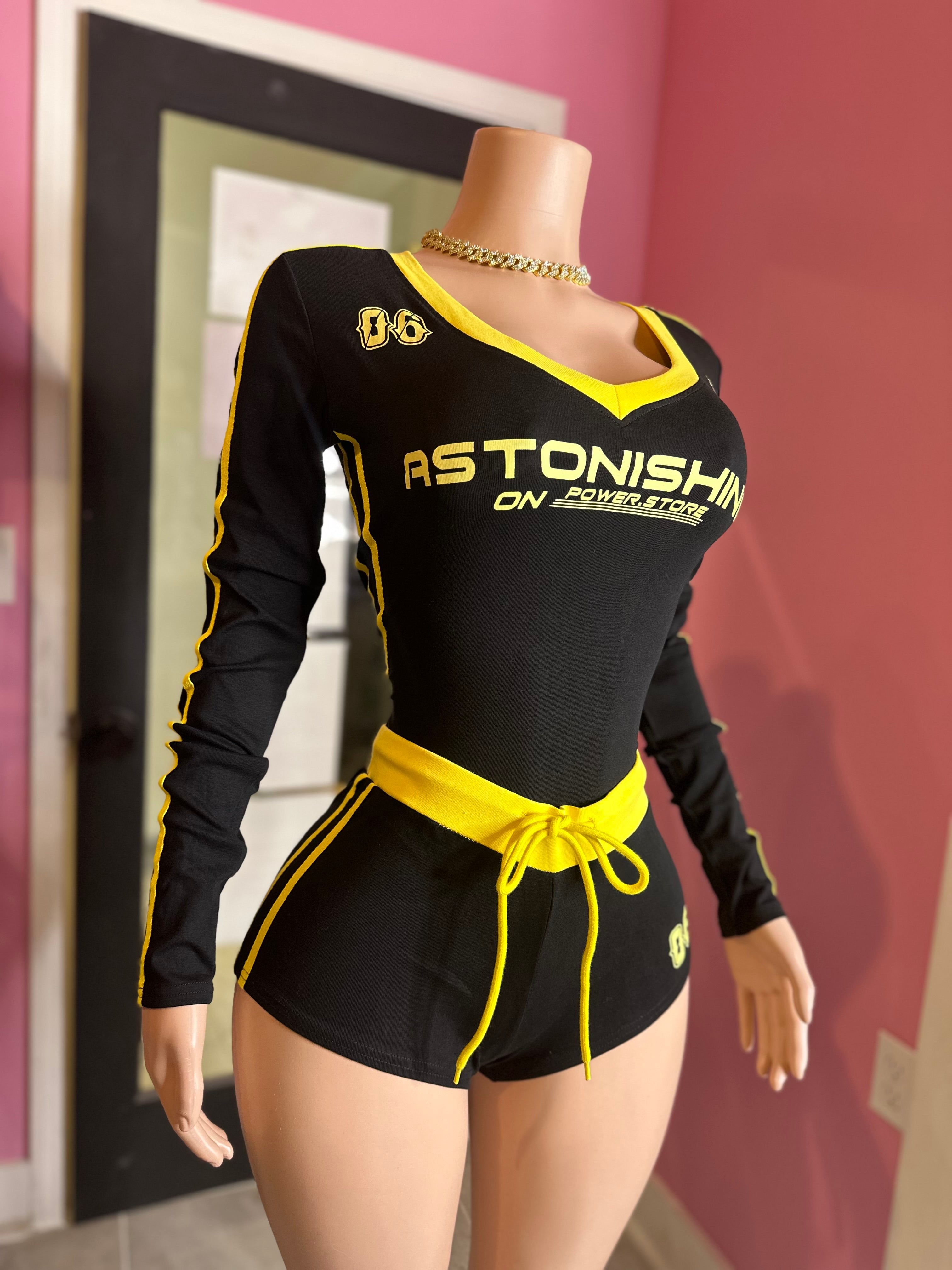 Astonishing Long Sleeve Short Set- Various Colors