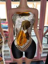 Glamour In Silk Scarf Short Set- Black