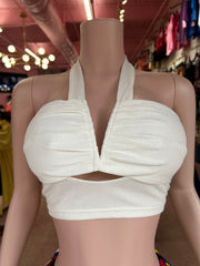 Twisted Attraction Keyhole Halter Top