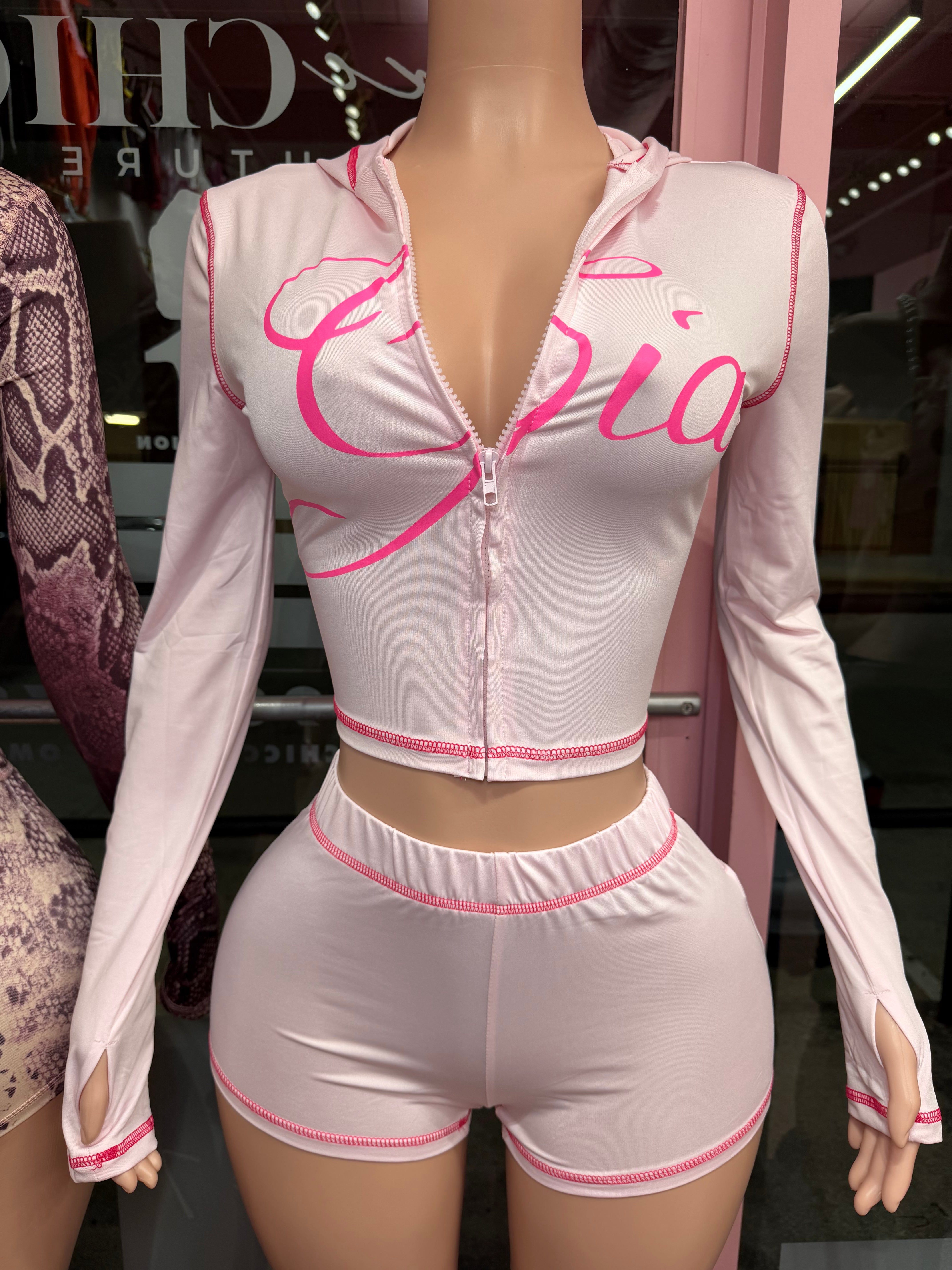 Gam Gia Jacket & Short Set