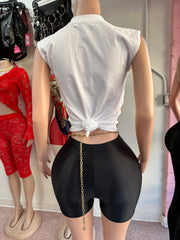 Fabulous Graphic Top & Short Set- Black