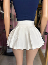 Pop It Girl Tennis Skirt- White/Navy