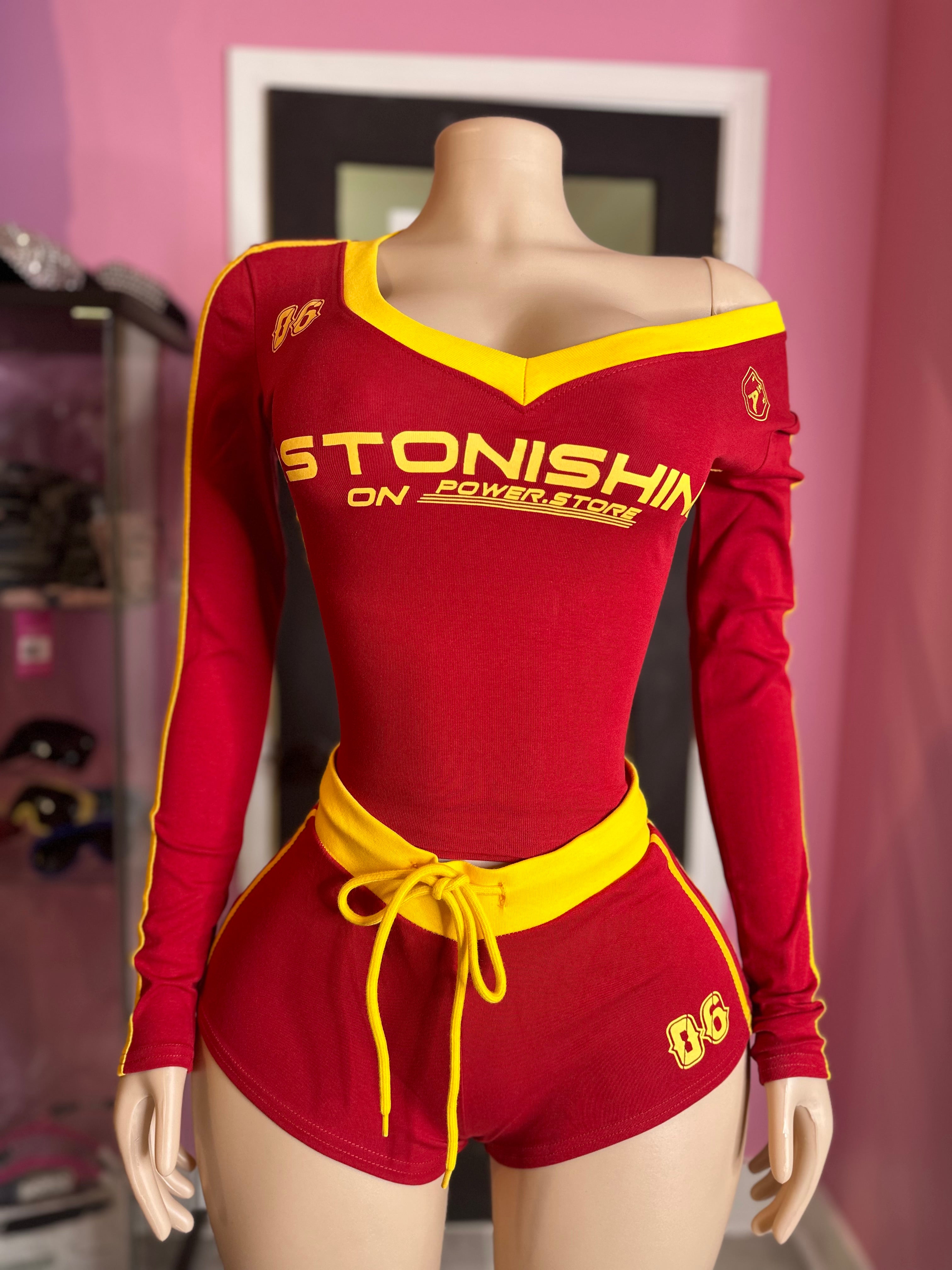 Astonishing Long Sleeve Short Set- Various Colors