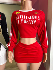 Little Miss Cutie Mini Skort- Red