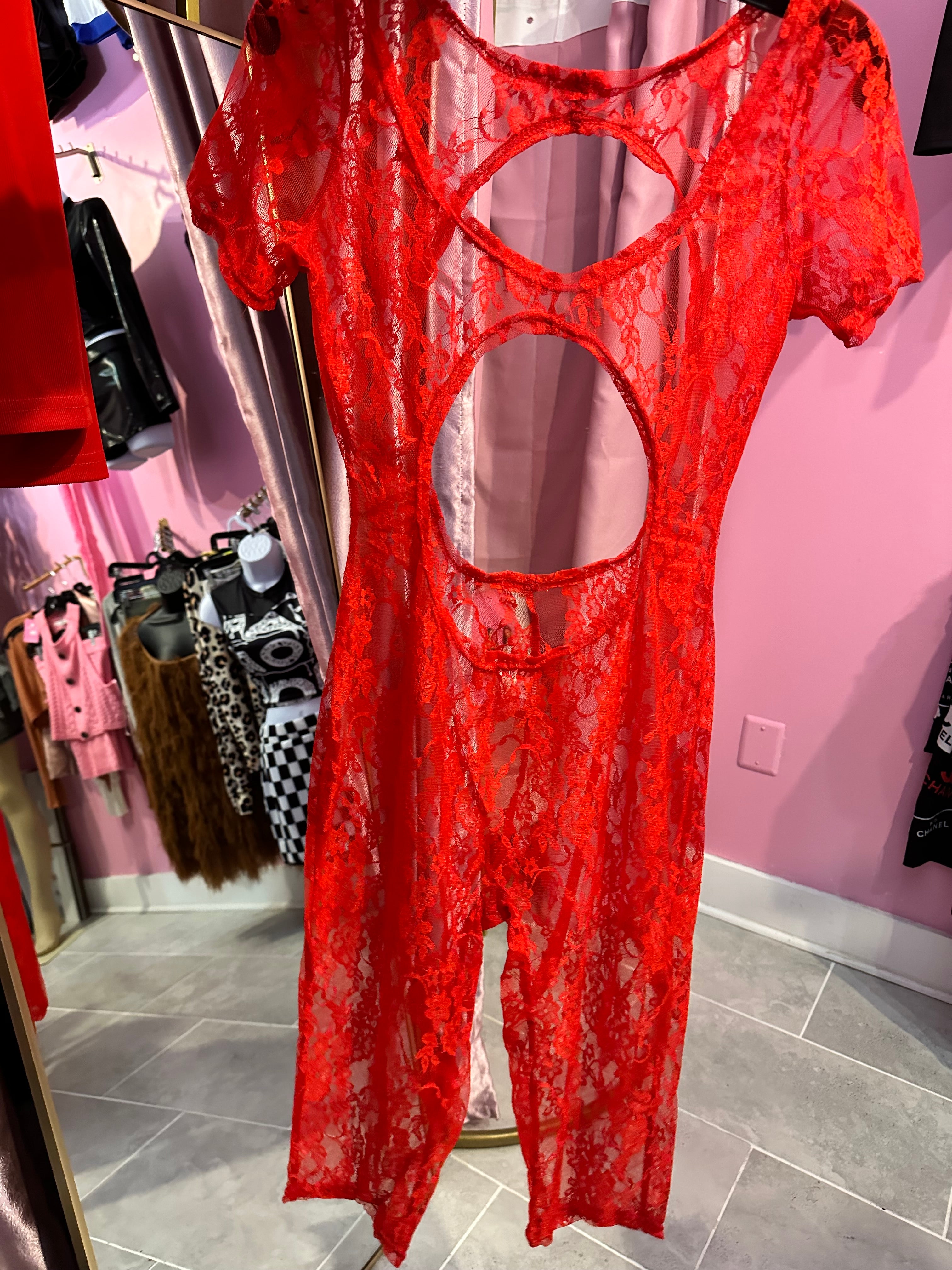 red lace romper dress Down By The Lake Romper in Red Impressions Online Boutique