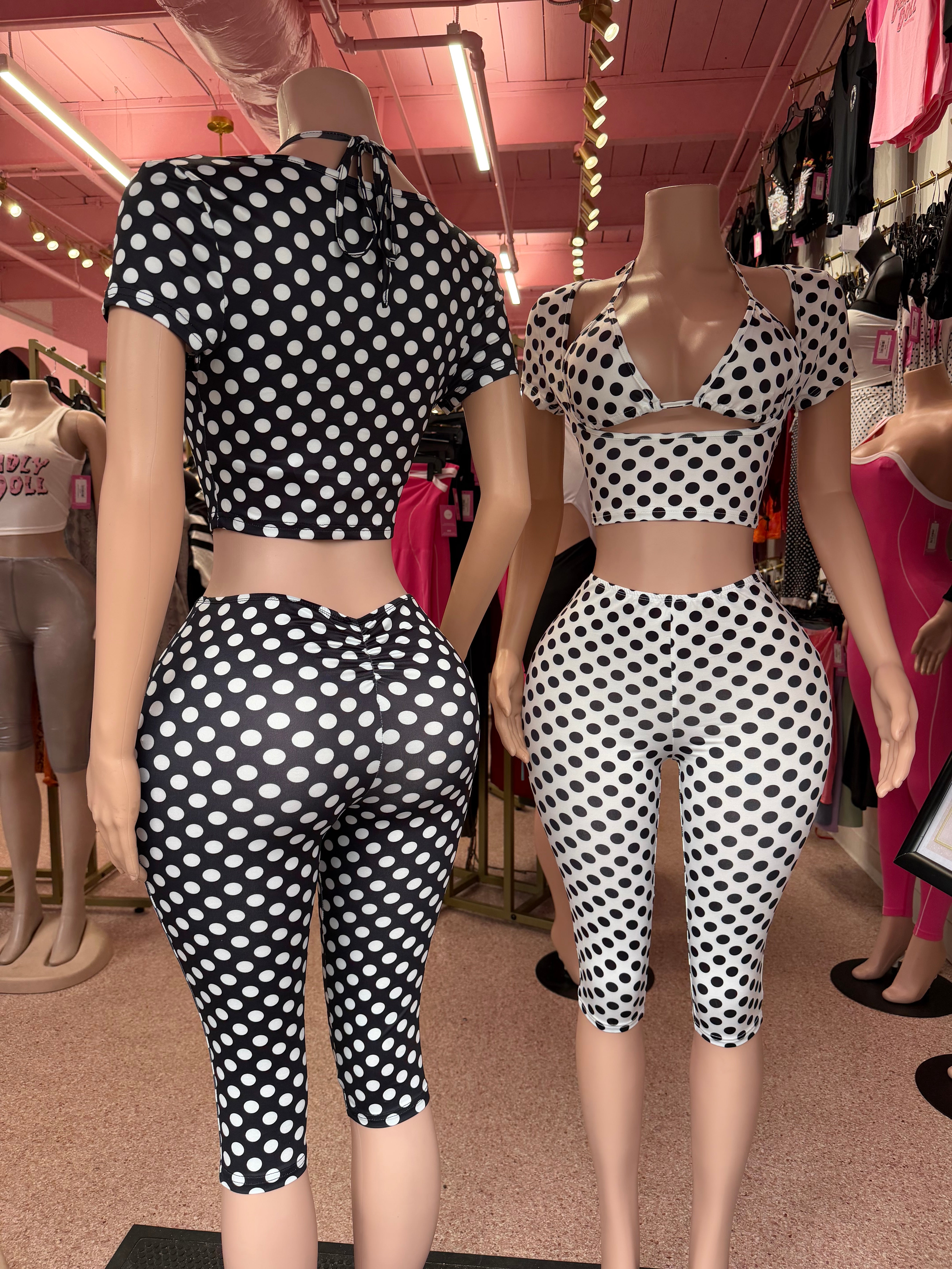 Dot The Rules 3PC Capri Set