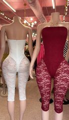 Forbidden Love Lace Romper