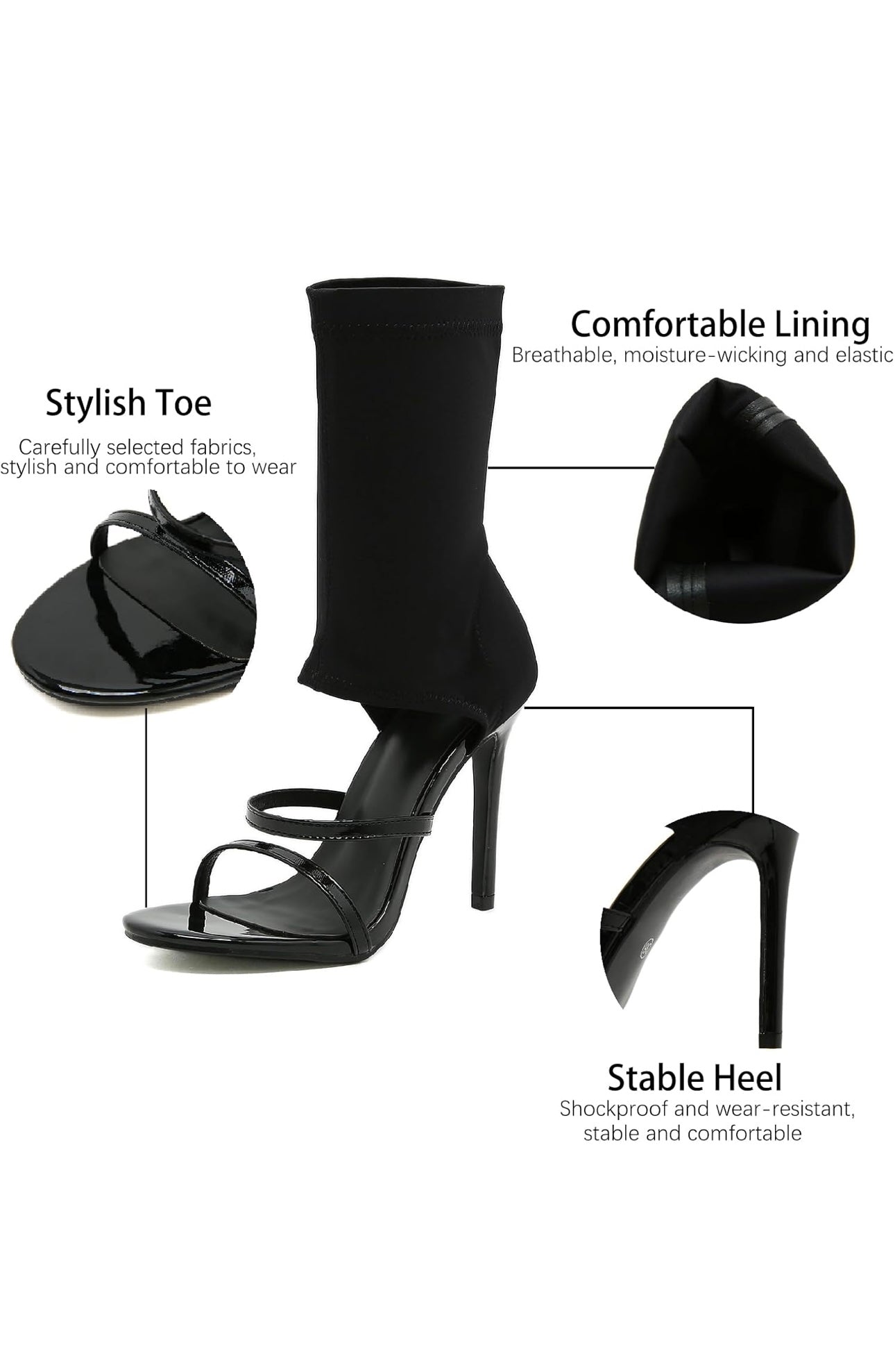 Eyes On Me Boot- Black