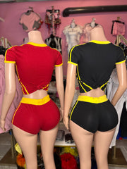 Astonishing Short Sleeve Short Set- Various Colors