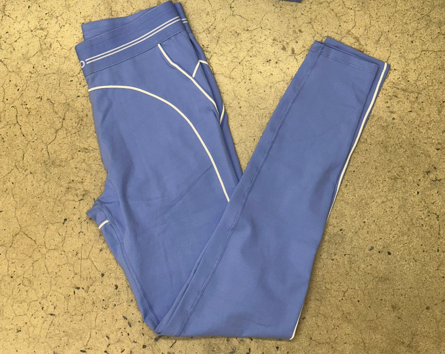 Alos Double Stripe Legging Set- Blue-Call For Pics