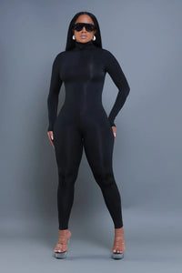 Seamless Jumpsuit- Black