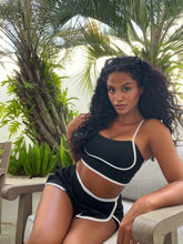 Playful Palette Outfit Skort Set- Black