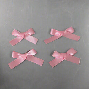 Small Bow Hair Clip- Pink