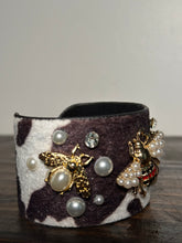 Cow Print Butterfly Bangle