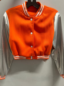 That Girl Varsity Jacket- Orange