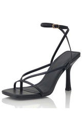 On the Low Bezos Heel- Black