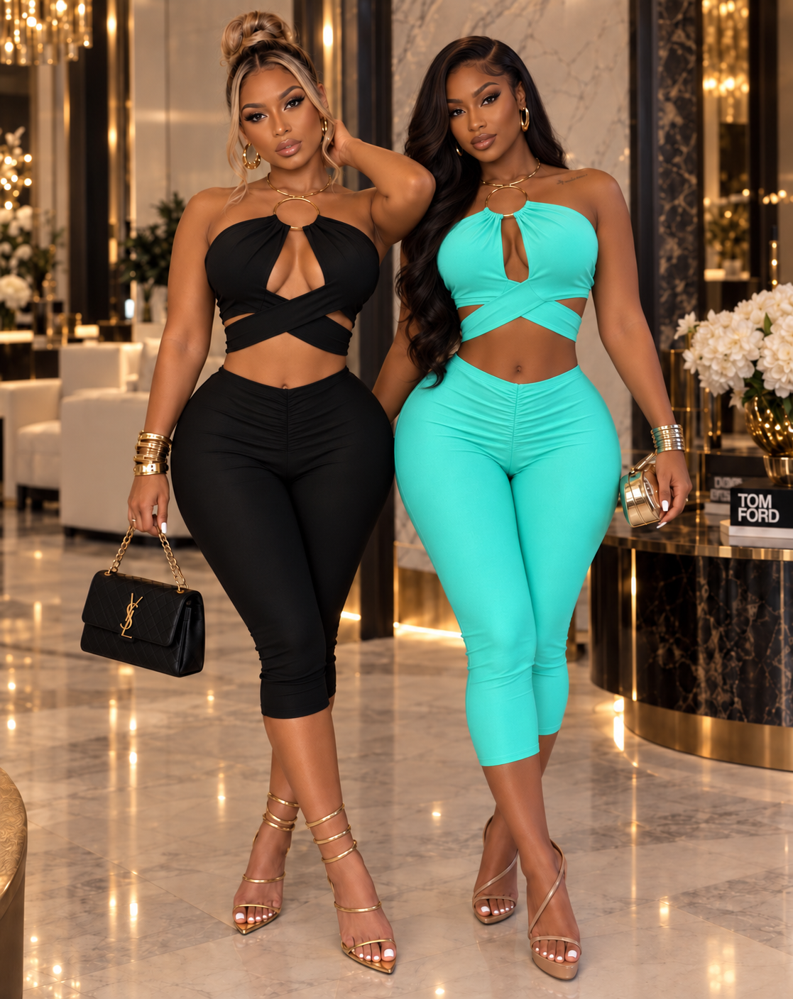 Bad Influence Capri Set 🔥