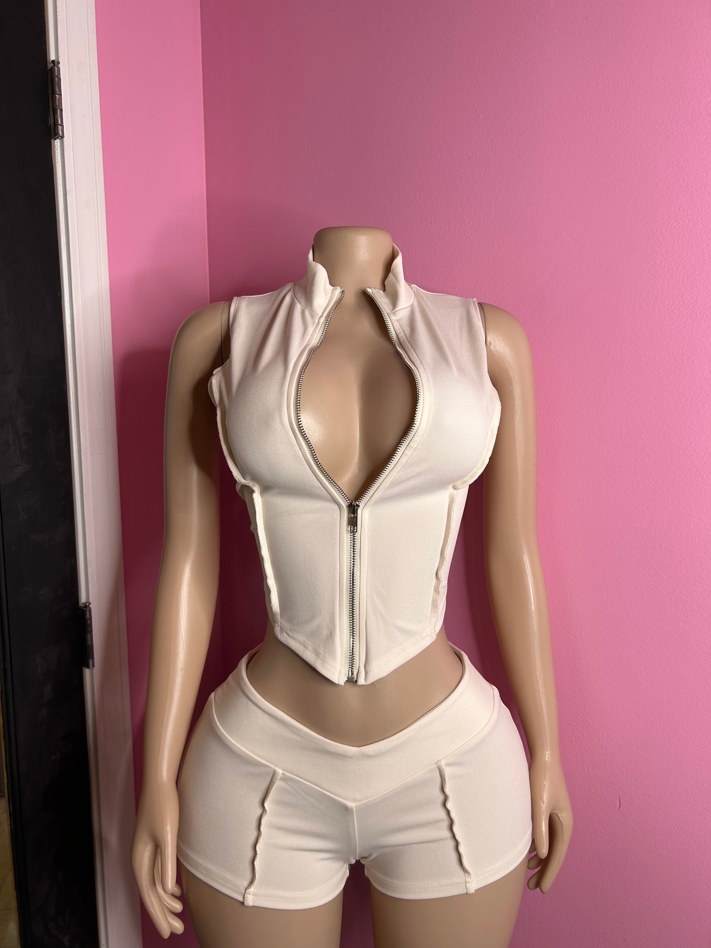 Can’t Forget You Short Set- Ivory