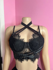 Lyrica Lace Top- Black