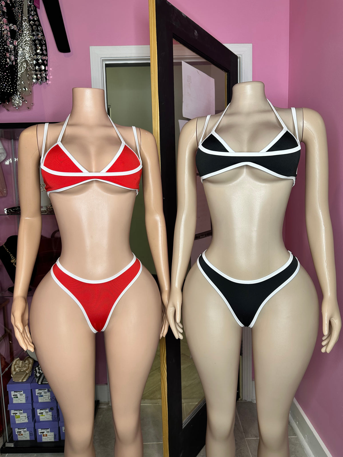 Wait A Minute Bikini Swim Set
