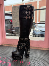 Control Freak Buckle Boot- Black